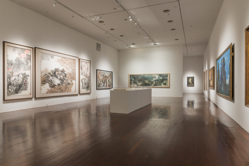 “青春萬歲——新中國美術的青年時代”展覽現(xiàn)場。中央美術學院供圖