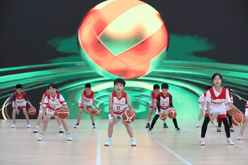 北京市中小學(xué)生陽(yáng)光體育8項(xiàng)行動(dòng)啟動(dòng)。北京市教委供圖