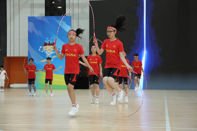 北京市中小學(xué)生陽(yáng)光體育8項(xiàng)行動(dòng)啟動(dòng)。北京市教委供圖