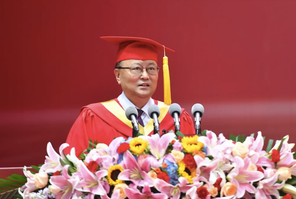 西北工業(yè)大學(xué)校長、中國工程院院士宋保維致辭。校方供圖