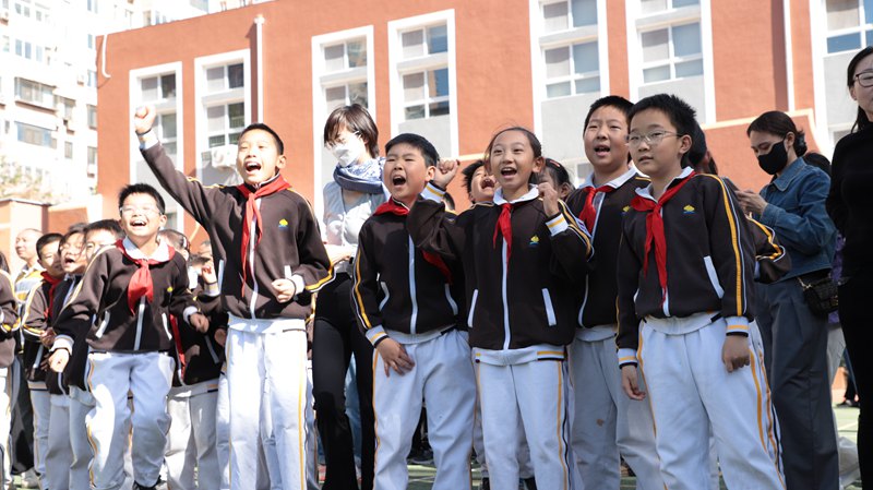 首都師范大學(xué)實(shí)驗(yàn)小學(xué)“校園開放日”活動(dòng)舉辦。校方供圖