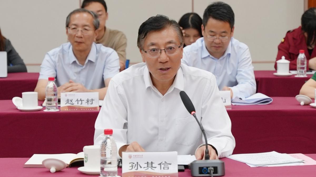 中國工程院院士、中國農業(yè)大學校長孫其信。校方供圖