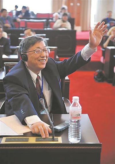 圖① 胡思得參加國際軍控大會。